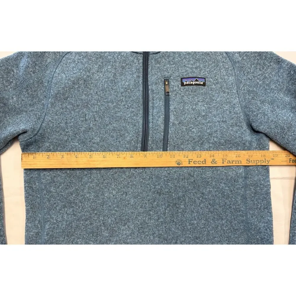 Patagonia Better Sweater 1/4 Zip Fleece Jacket Blue Men’s Size SMALL Gorpcore